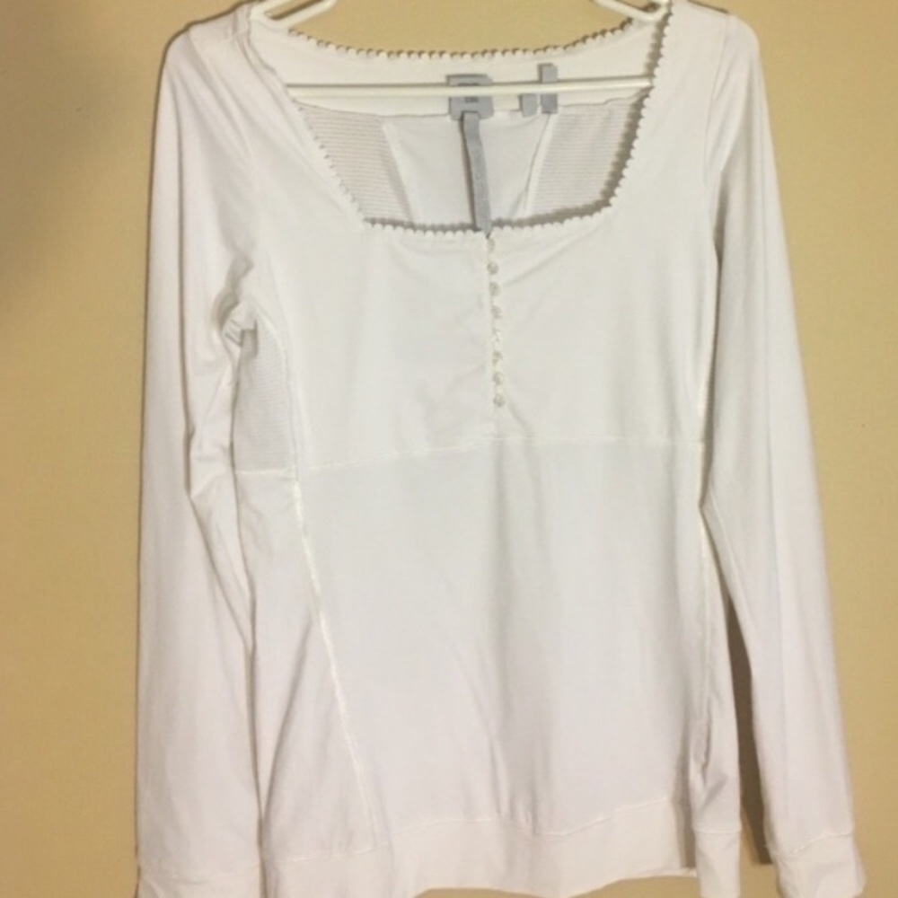 Adidas Stella McCarthy white workout top